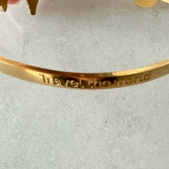 Gold Bangle Bracelet - Picture 6 of 7